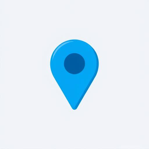 A stylized SVG icon of a map marker, colored in primary blue, signifying our central office location.